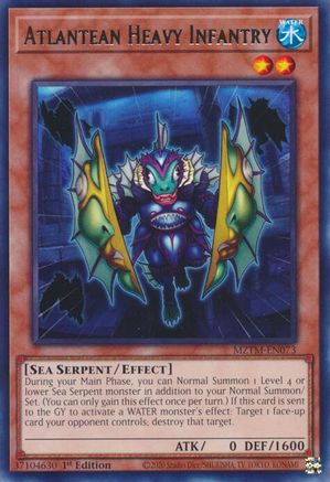 Atlantean Heavy Infantry [MZTM-EN073] Rare - Yu-Gi-Oh! - Card Brawlers | Quebec | Canada |