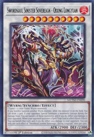 Swordsoul Sinister Sovereign - Qixing Longyuan [MZTM-EN090] Rare - Yu-Gi-Oh! - Card Brawlers | Quebec | Canada |
