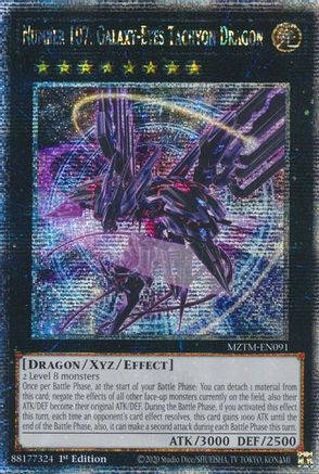 Number 107: Galaxy-Eyes Tachyon Dragon (Quarter Century Secret Rare) [MZTM-EN091] Quarter Century Secret Rare - Yu-Gi-Oh! - Card Brawlers | Quebec | Canada |