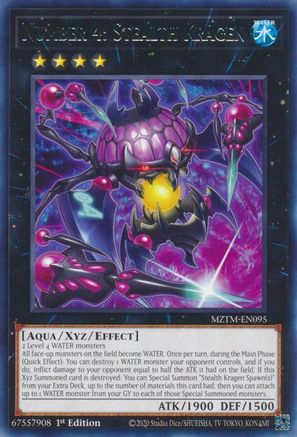 Number 4: Stealth Kragen [MZTM-EN095] Rare - Yu-Gi-Oh! - Card Brawlers | Quebec | Canada |