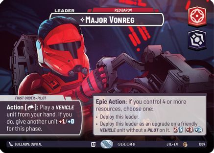 Major Vonreg - Baron Rouge (1007) (Présentation) (1007) [Saut à la vitesse de la lumière] 