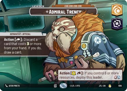 Admiral Trench - Chk-chk-chk-chk (1010) (Showcase) (1010) [Jump to Lightspeed] - Fantasy Flight Games - Card Brawlers | Quebec | Canada |