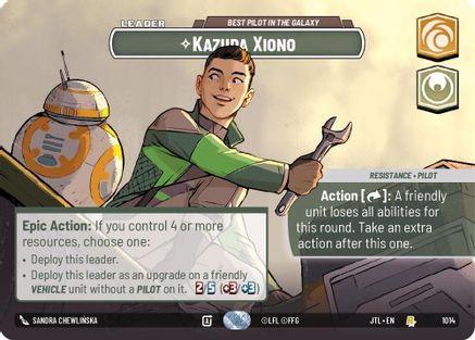 Kazuda Xiono - Meilleur pilote de la galaxie (1014) (Présentation) (1014) [Saut à la vitesse de la lumière] 