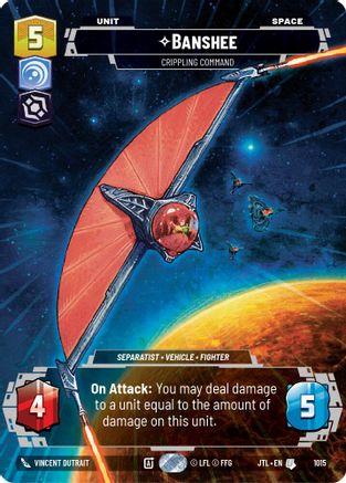 Banshee - Crippling Command (1015) (Prestige) (1015) [Jump to Lightspeed] - Fantasy Flight Games - Card Brawlers | Quebec | Canada |