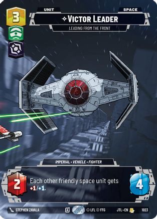 Victor Leader - Leading from the Front (1023) (Prestige) (1023) [Jump to Lightspeed] - Fantasy Flight Games - Card Brawlers | Quebec | Canada |
