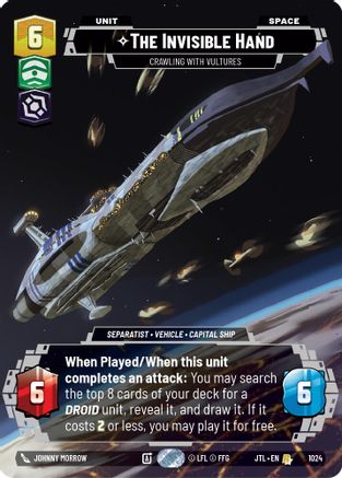 The Invisible Hand - Crawling With Vultures (1024) (Prestige) (1024) [Jump to Lightspeed] - Fantasy Flight Games - Card Brawlers | Quebec | Canada |