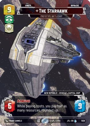 The Starhawk - Prototype Battleship (1029) (Prestige) (1029) [Jump to Lightspeed] - Fantasy Flight Games - Card Brawlers | Quebec | Canada |