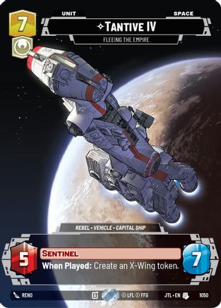 Tantive IV - Fleeing the Empire (1050) (Prestige) (1050) [Jump to Lightspeed] - Fantasy Flight Games - Card Brawlers | Quebec | Canada |