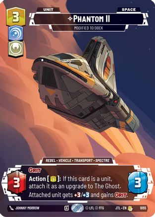 Phantom II - Modified to Dock (1055) (Prestige Foil) (1055) [Jump to Lightspeed] - Fantasy Flight Games - Card Brawlers | Quebec | Canada |