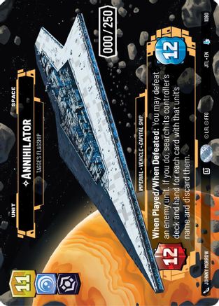 Annihilator - Tagge's Flagship (1090) (Serialized) (1090) [Jump to Lightspeed] - Fantasy Flight Games - Card Brawlers | Quebec | Canada |