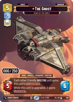 The Ghost - Heart of the Family (1092) (Serialized) (1092) [Jump to Lightspeed] - Fantasy Flight Games - Card Brawlers | Quebec | Canada |
