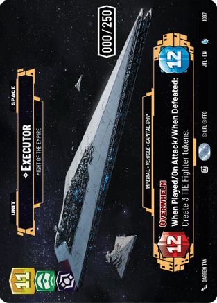 Executor - Might of the Empire (1097) (Serialized) (1097) [Jump to Lightspeed] - Fantasy Flight Games - Card Brawlers | Quebec | Canada |