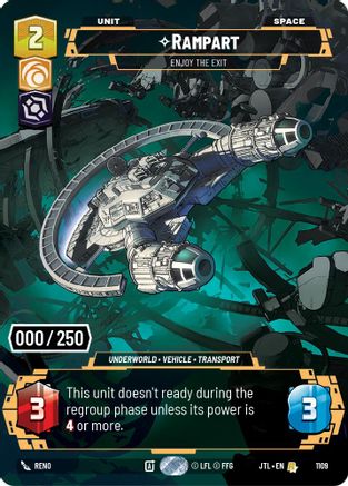 Rampart - Enjoy the Exit (1109) (Serialized) (1109) [Jump to Lightspeed] - Fantasy Flight Games - Card Brawlers | Quebec | Canada |