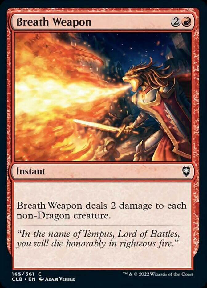 Breath Weapon [Commander Legends: Battle for Baldur's Gate] - Magic: The Gathering - Card Brawlers | Quebec | Canada |