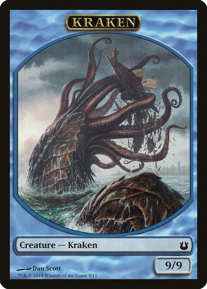 Kraken Token [Born of the Gods Tokens] - Magic: The Gathering - Card Brawlers | Quebec | Canada |