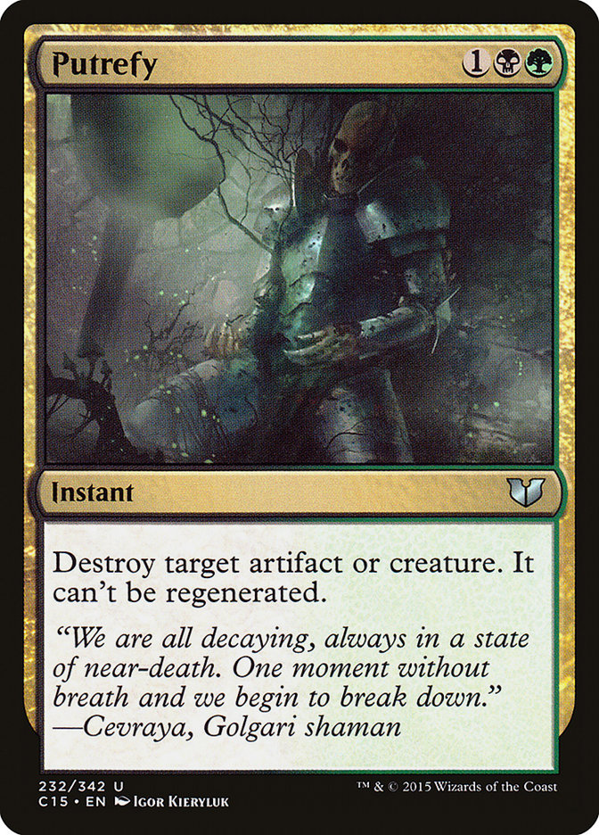 Putrefy [Commander 2015] - Magic: The Gathering - Card Brawlers | Quebec | Canada |