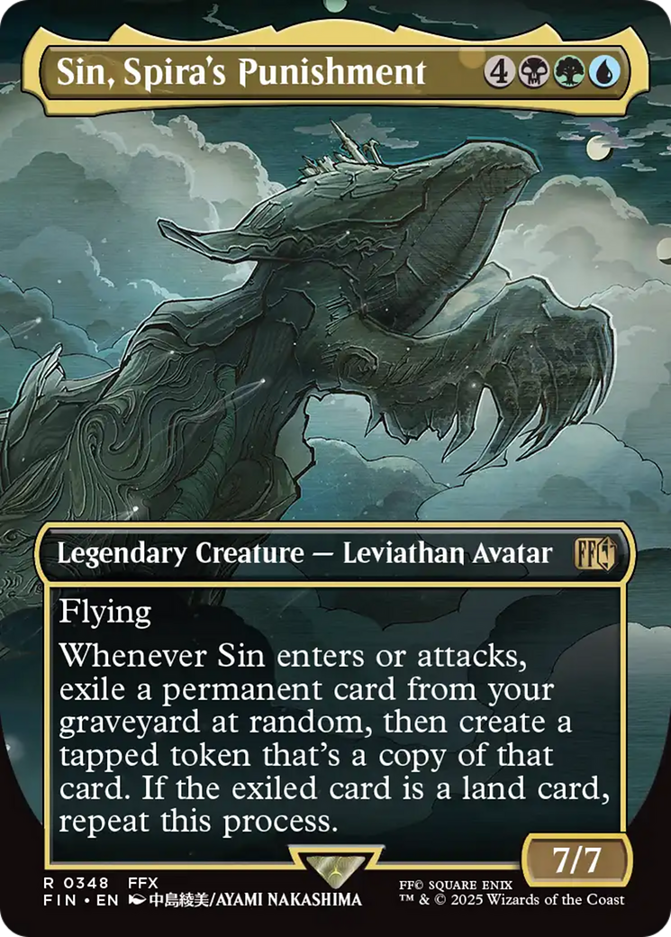 Sin, Spira's Punishment (Borderless) [FINAL FANTASY] - Magic: The Gathering - Card Brawlers | Quebec | Canada |