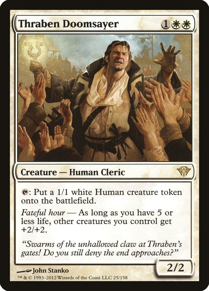 Thraben Doomsayer [Dark Ascension] - Magic: The Gathering - Card Brawlers | Quebec | Canada |