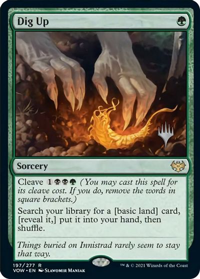 Dig Up (Promo Pack) [Innistrad: Crimson Vow Promos] - Magic: The Gathering - Card Brawlers | Quebec | Canada |