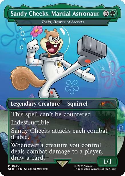 Sandy Cheeks, Martial Astronaut - Toski, Bearer of Secrets [Secret Lair Drop Series] - Magic: The Gathering - Card Brawlers | Quebec | Canada |