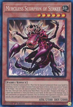 Merciless Scorpion of Serket (Collector's Rare) [MZTM-EN002] Ultra Rare - Yu-Gi-Oh! - Card Brawlers | Quebec | Canada |