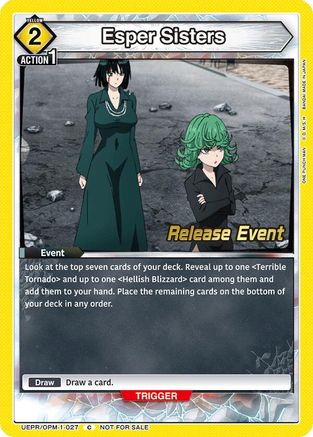 Esper Sisters (UEPR/OPM-1-027) - UE06BT One Punch Man Release Event Cards - UE06BT: One Punch Man Release Event Cards - Card Brawlers | Quebec | Canada |
