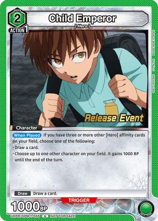 Child Emperor (UEPR/OPM-1-055) - UE06BT One Punch Man Release Event Cards - UE06BT: One Punch Man Release Event Cards - Card Brawlers | Quebec | Canada |