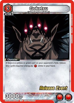 Goketsu (UEPR/OPM-1-085) - UE06BT One Punch Man Release Event Cards - UE06BT: One Punch Man Release Event Cards - Card Brawlers | Quebec | Canada |
