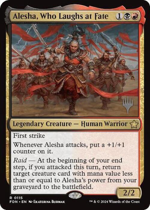 Alesha, Who Laughs at Fate (Promo Pack) [Foundations Promos] - Magic: The Gathering - Card Brawlers | Quebec | Canada |