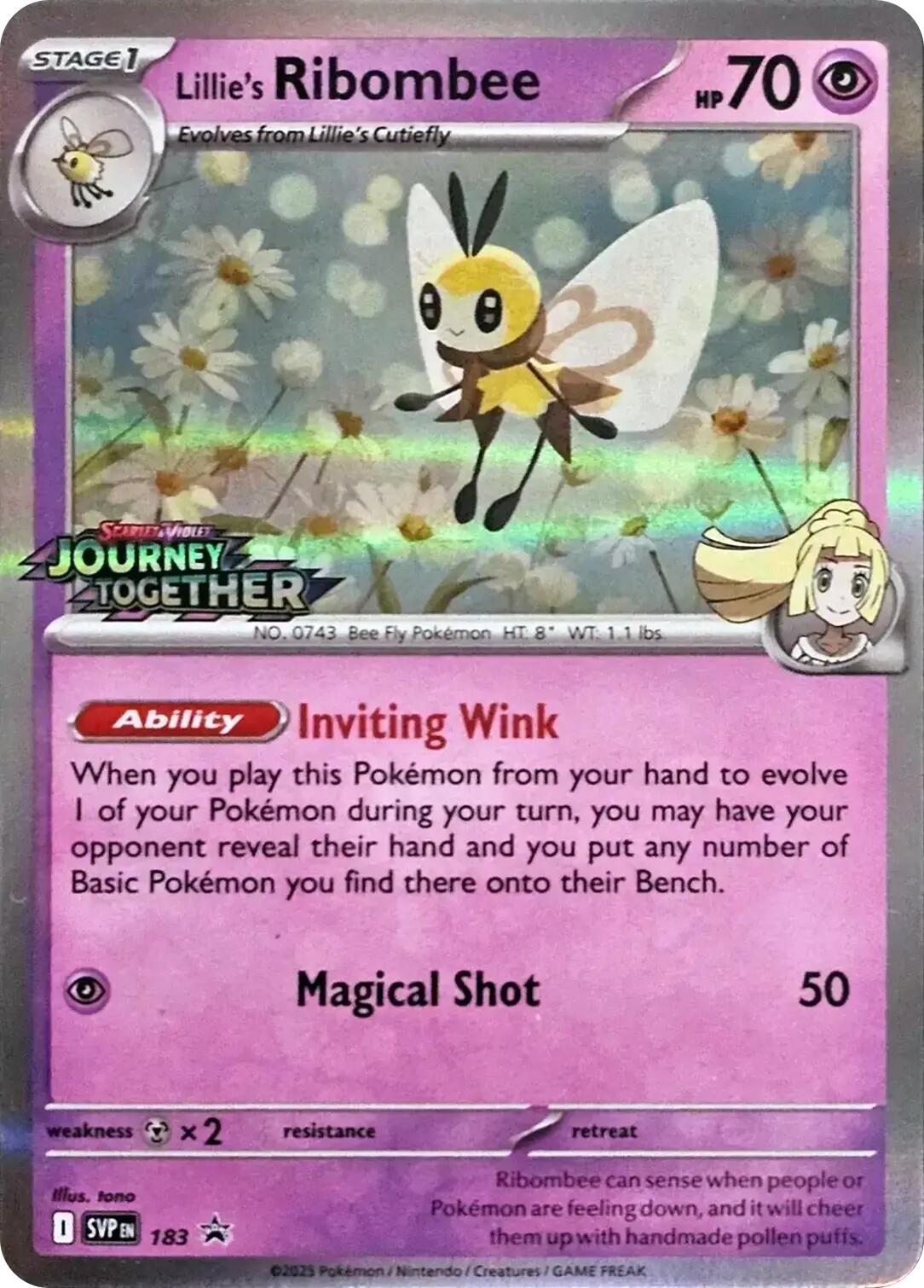 Lillie's Ribombee (183) [Scarlet & Violet: Black Star Promos] - Pokémon - Card Brawlers | Quebec | Canada |