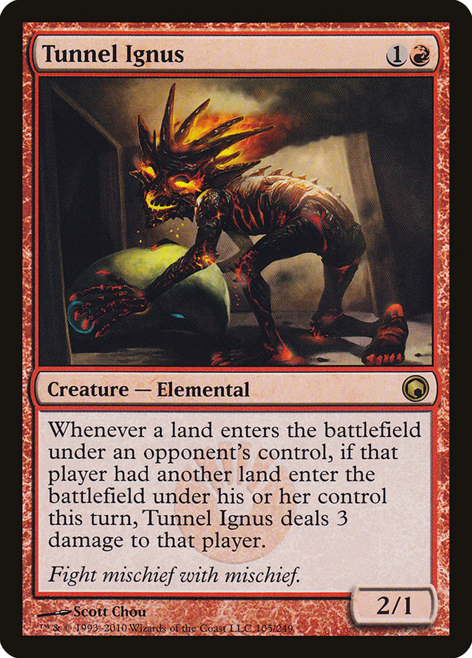 Tunnel Ignus [Scars of Mirrodin] - Magic: The Gathering - Card Brawlers | Quebec | Canada |
