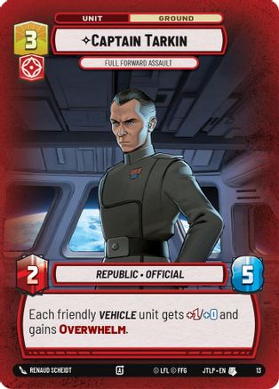 Captain Tarkin - Full Forward Assault (13) (13) [Jump to Lightspeed: Weekly Play] - Fantasy Flight Games - Card Brawlers | Quebec | Canada |