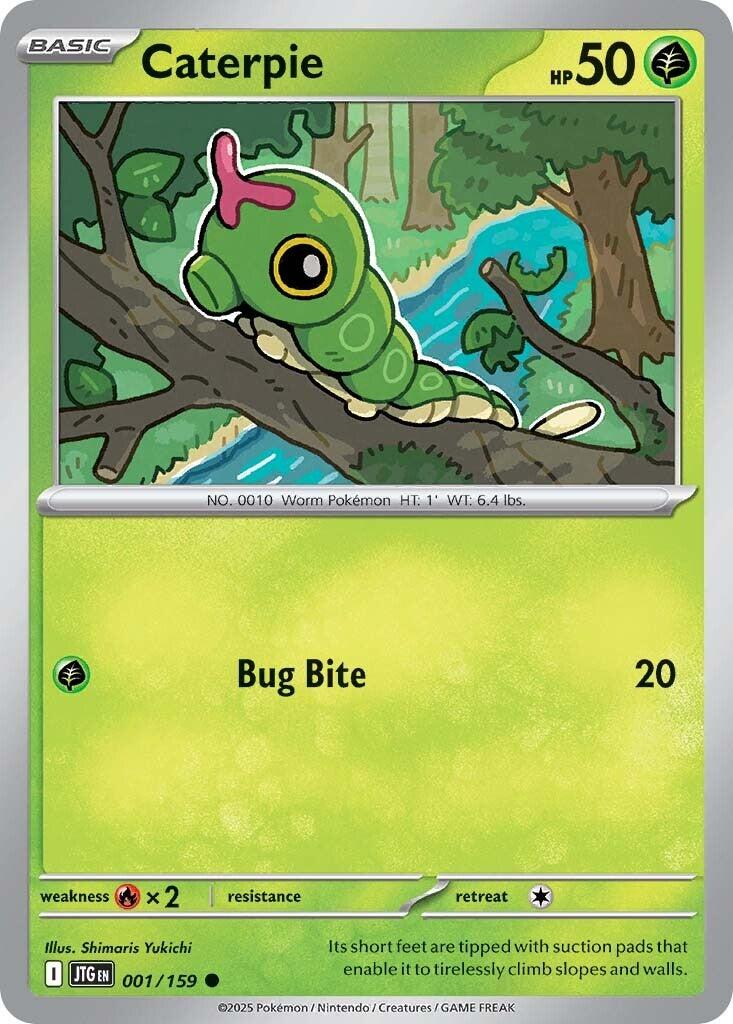 Caterpie (001/159) [Scarlet & Violet: Journey Together] - Pokémon - Card Brawlers | Quebec | Canada |