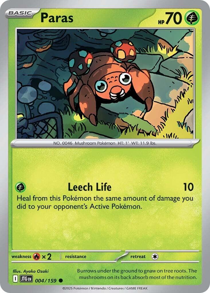Paras (004/159) [Scarlet & Violet: Journey Together] - Pokémon - Card Brawlers | Quebec | Canada |