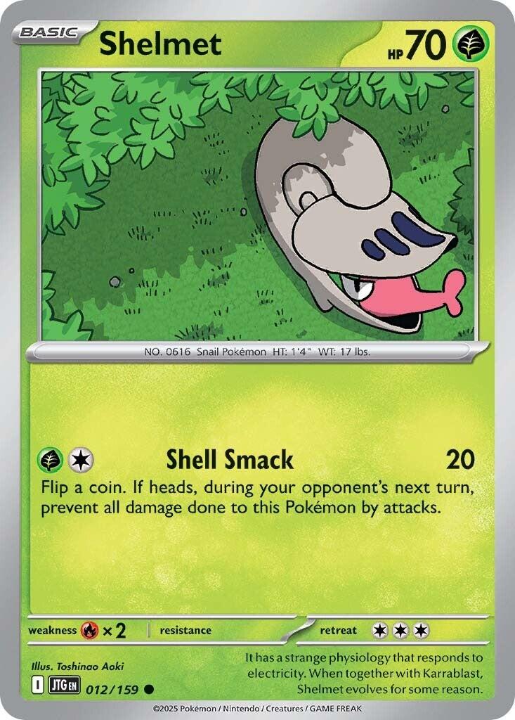 Shelmet (012/159) [Scarlet & Violet: Journey Together] - Pokémon - Card Brawlers | Quebec | Canada |