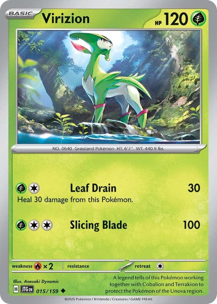 Virizion (015/159) [Scarlet & Violet: Journey Together] - Pokémon - Card Brawlers | Quebec | Canada |