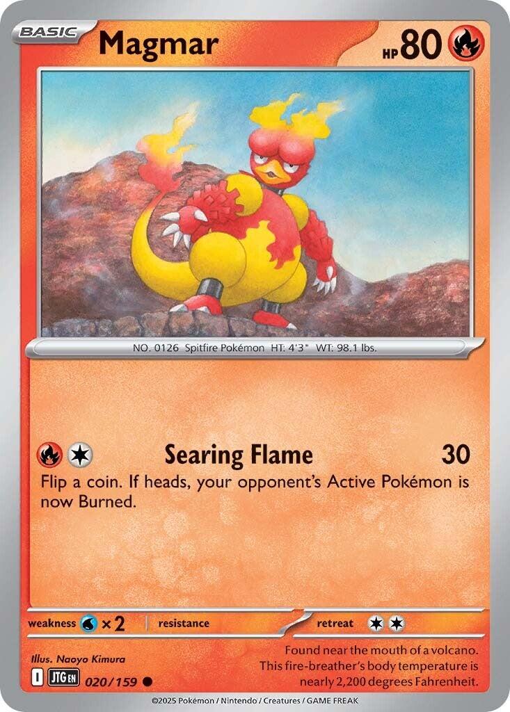 Magmar (020/159) [Scarlet & Violet: Journey Together] - Pokémon - Card Brawlers | Quebec | Canada |
