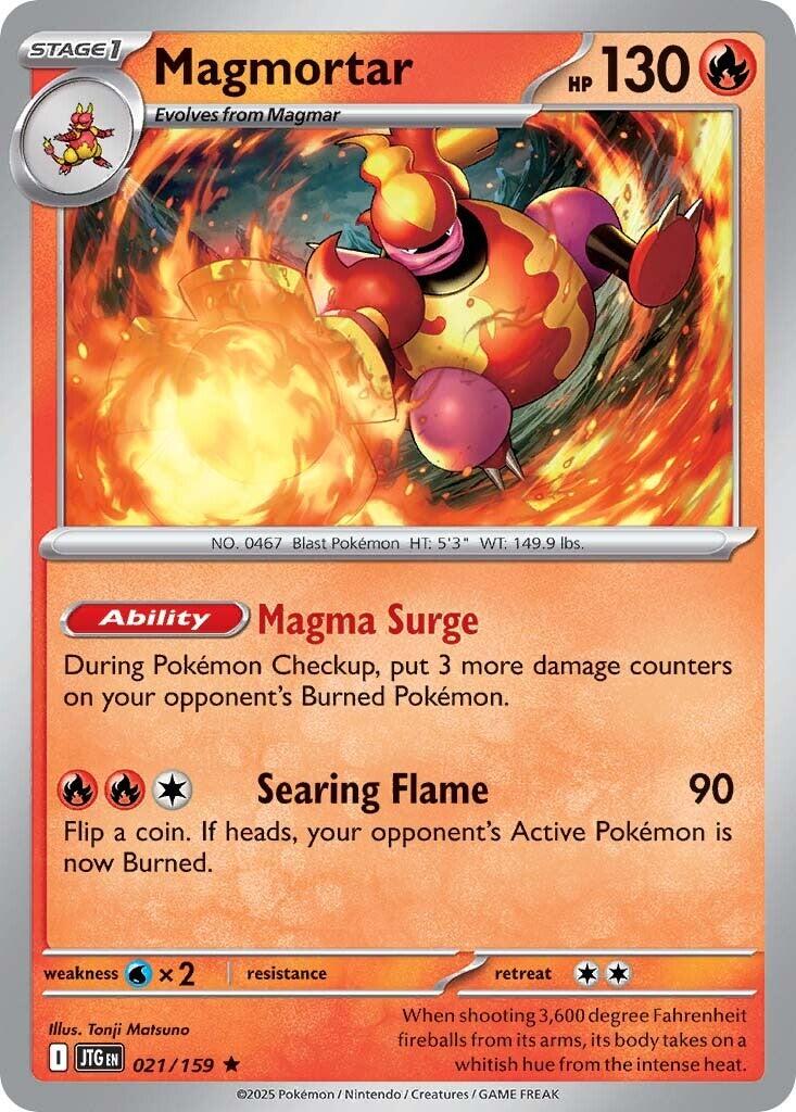 Magmortar (021/159) [Scarlet & Violet: Journey Together] - Pokémon - Card Brawlers | Quebec | Canada |