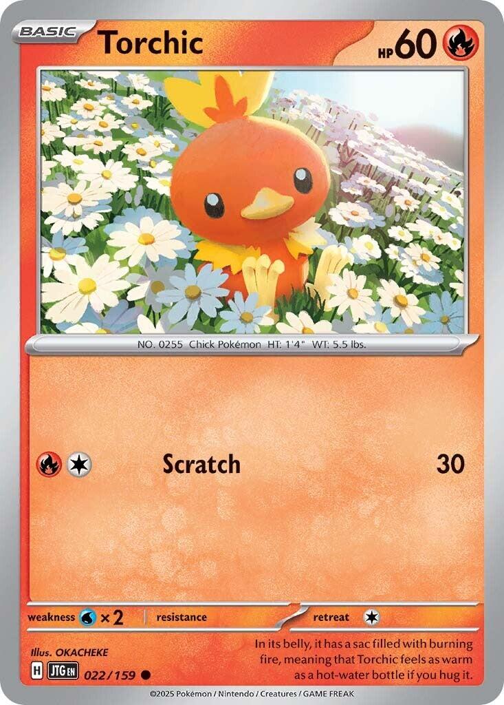 Torchic (022/159) [Scarlet & Violet: Journey Together] - Pokémon - Card Brawlers | Quebec | Canada |