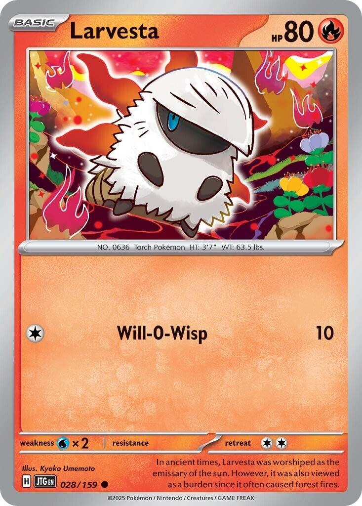 Larvesta (028/159) [Scarlet & Violet: Journey Together] - Pokémon - Card Brawlers | Quebec | Canada |