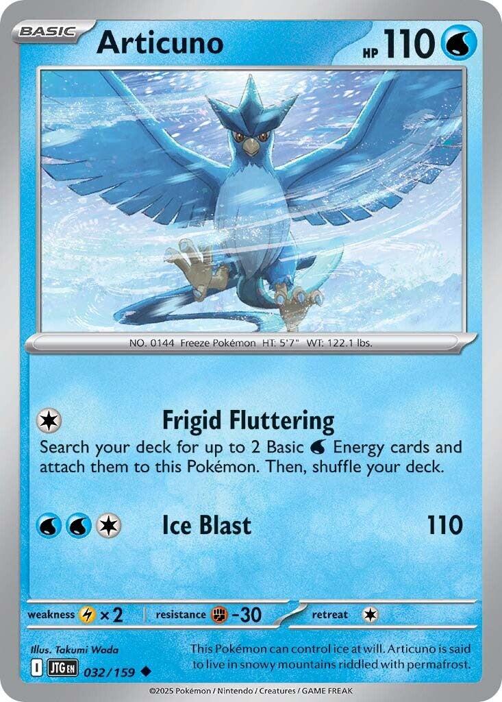 Articuno (032/159) [Scarlet & Violet: Journey Together] - Pokémon - Card Brawlers | Quebec | Canada |