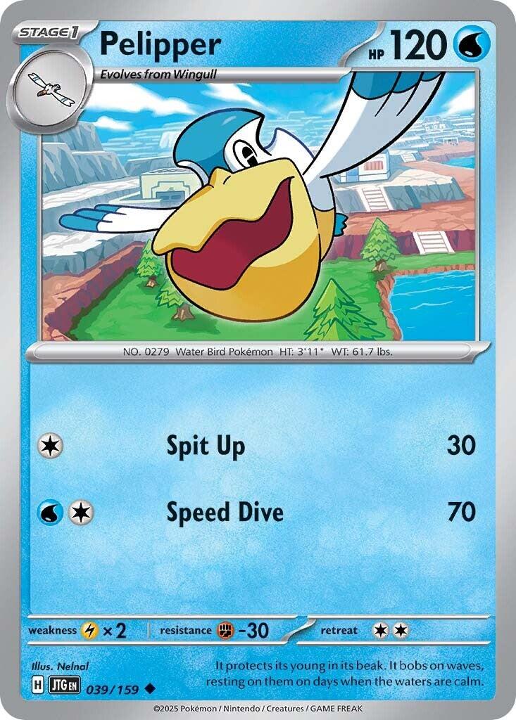 Pelipper (039/159) [Scarlet & Violet: Journey Together] - Pokémon - Card Brawlers | Quebec | Canada |