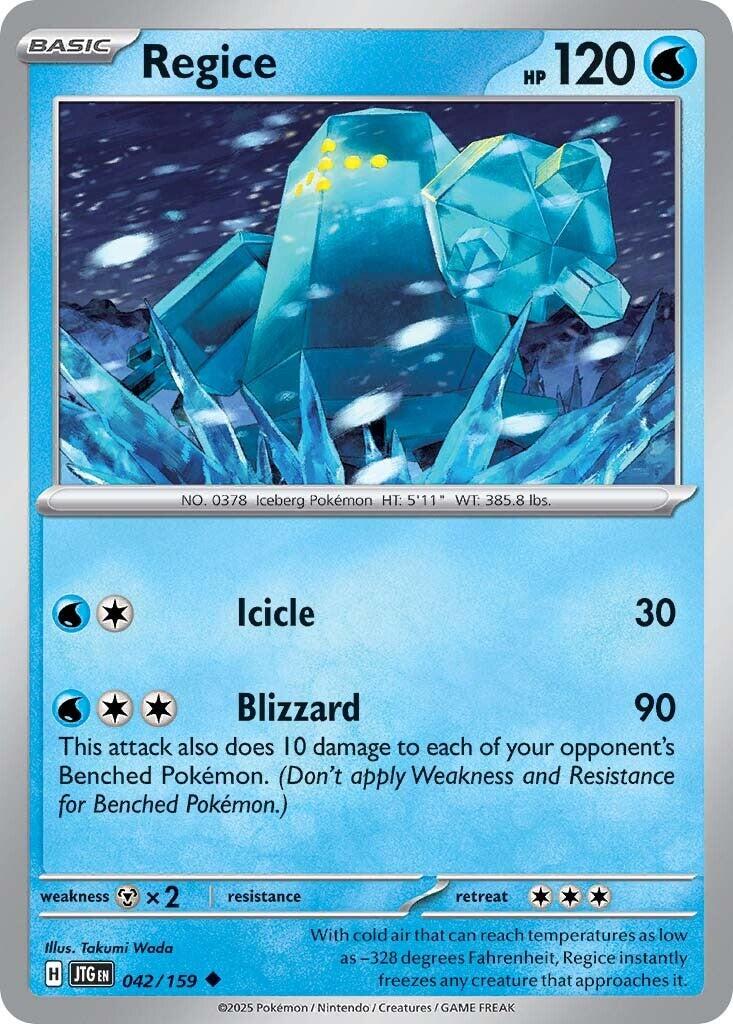 Regice (042/159) [Scarlet & Violet: Journey Together] - Pokémon - Card Brawlers | Quebec | Canada |