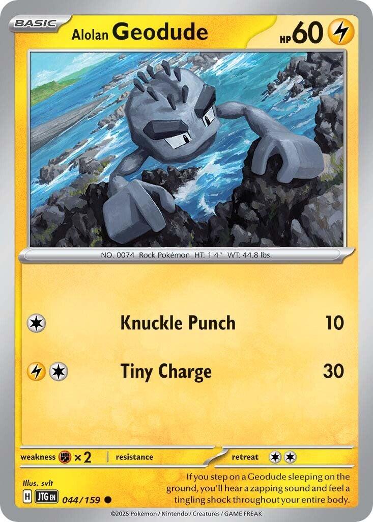 Alolan Geodude (044/159) [Scarlet & Violet: Journey Together] - Pokémon - Card Brawlers | Quebec | Canada |