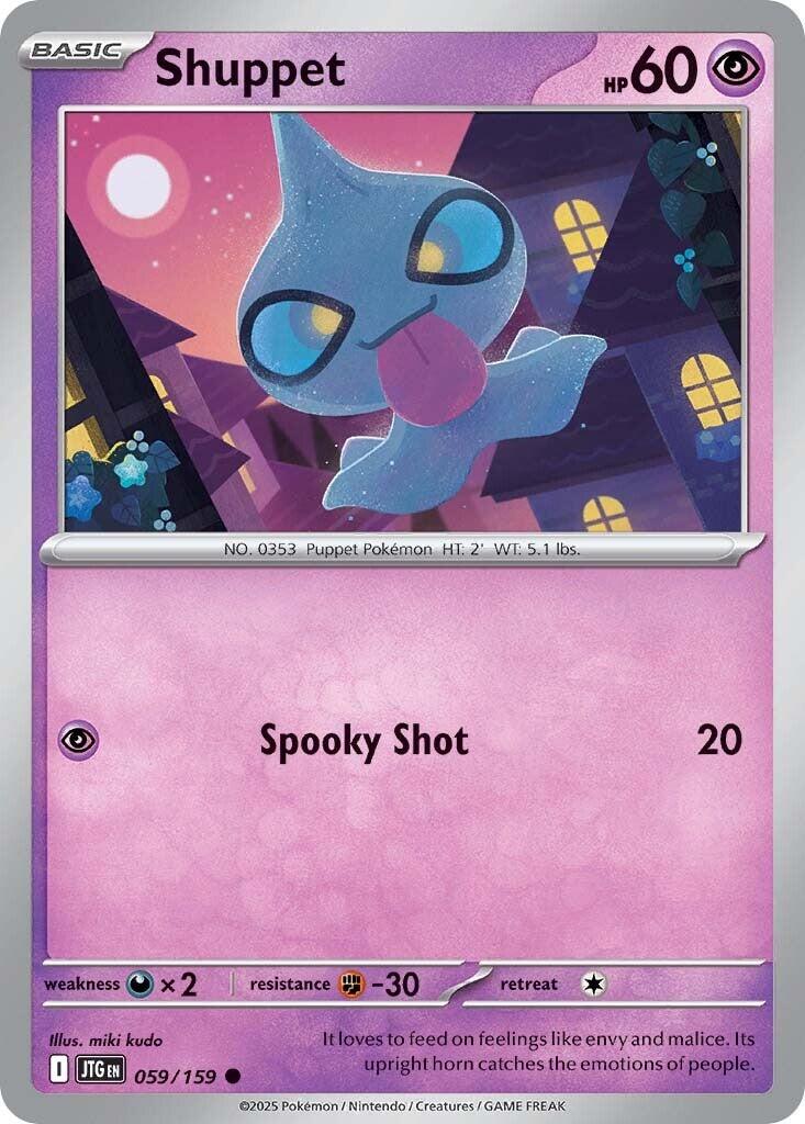 Shuppet (059/159) [Scarlet & Violet: Journey Together] - Pokémon - Card Brawlers | Quebec | Canada |