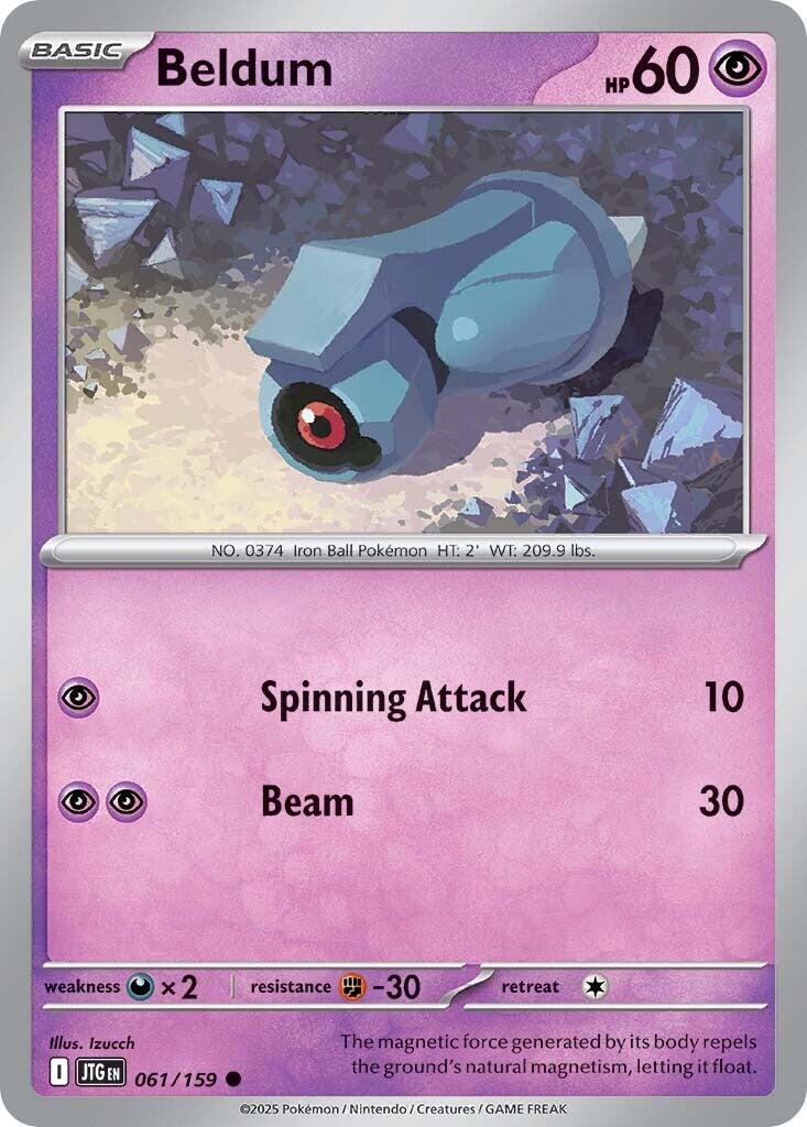 Beldum (061/159) [Scarlet & Violet: Journey Together] - Pokémon - Card Brawlers | Quebec | Canada |
