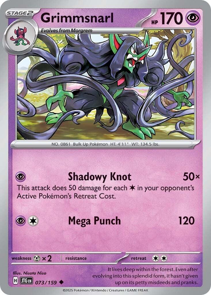 Grimmsnarl (073/159) [Scarlet & Violet: Journey Together] - Pokémon - Card Brawlers | Quebec | Canada |