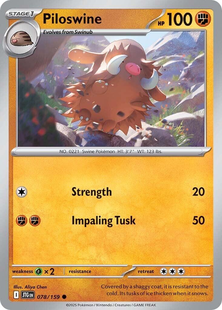 Piloswine (078/159) [Scarlet & Violet: Journey Together] - Pokémon - Card Brawlers | Quebec | Canada |
