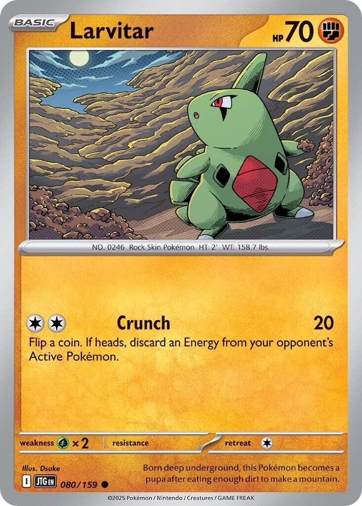 Larvitar (080/159) [Scarlet & Violet: Journey Together] - Pokémon - Card Brawlers | Quebec | Canada |