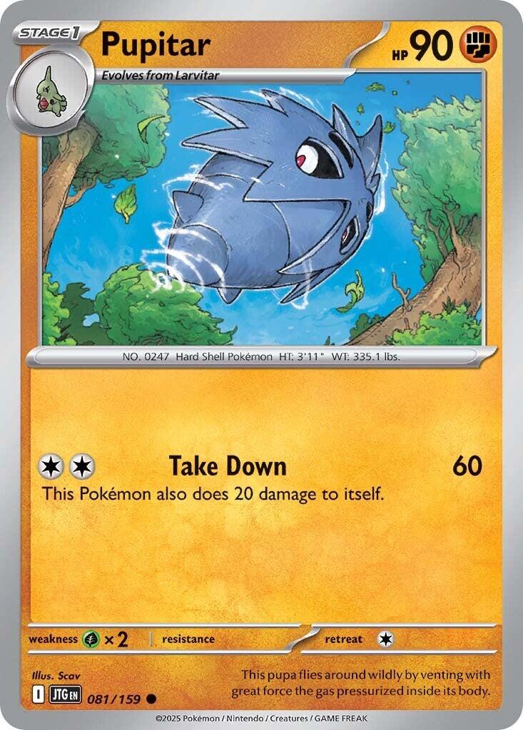 Pupitar (081/159) [Scarlet & Violet: Journey Together] - Pokémon - Card Brawlers | Quebec | Canada |